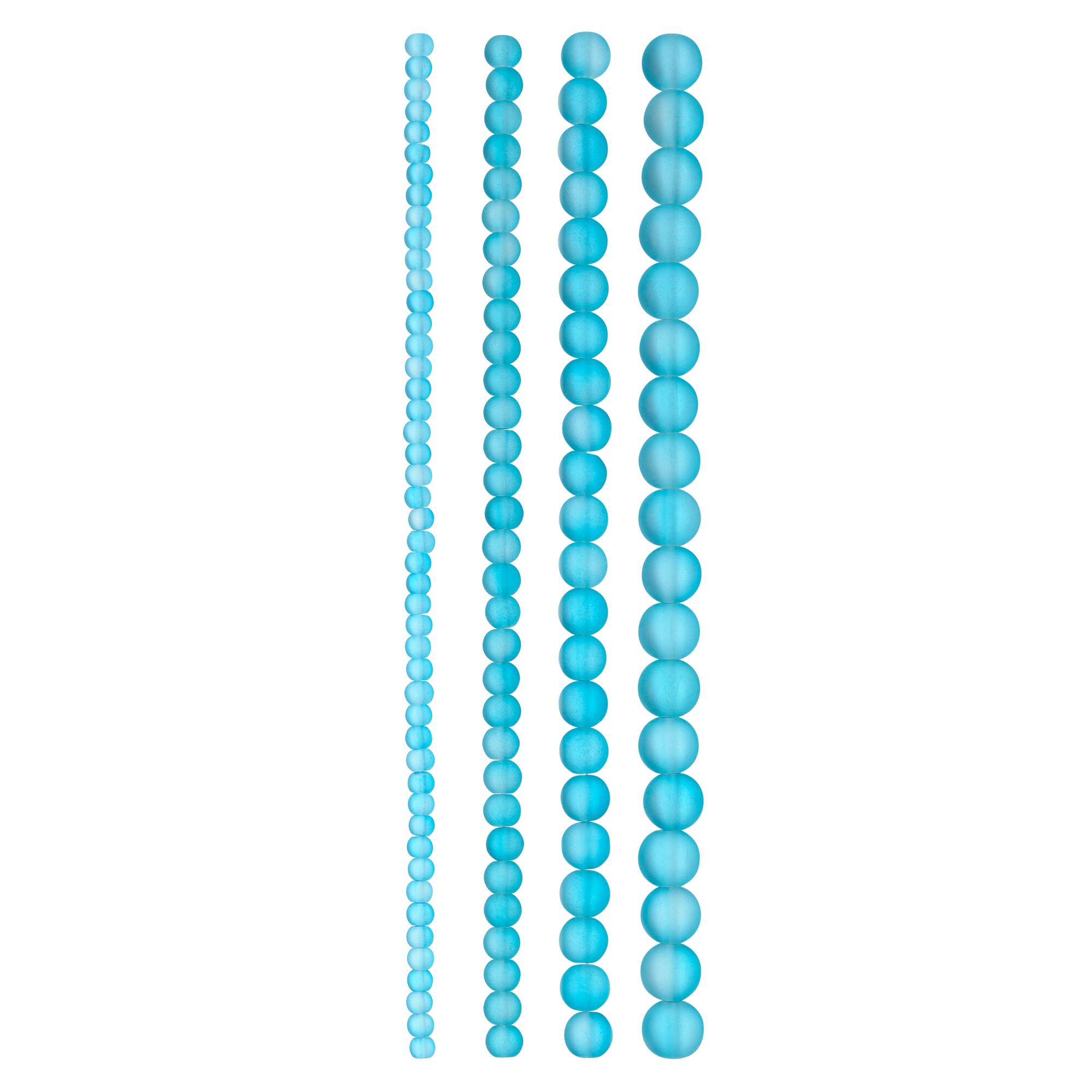 Matte Glass Round Beads by Bead Landing